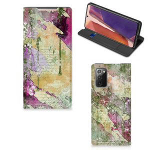 Bookcase Samsung Galaxy Note20 Letter Painting