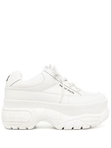 NAKED WOLFE baskets Sporty à plateforme - Blanc