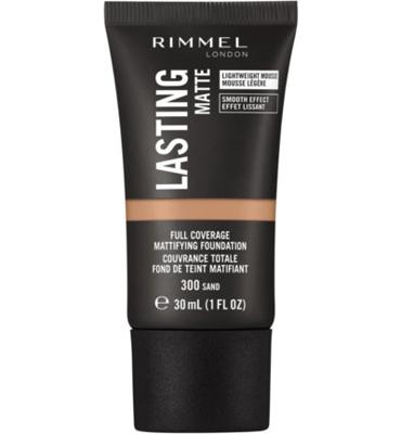Rimmel Rimmel Lasting Finish Matte Liquid Foundation 300 Sand (1st)