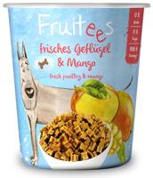 bosch Tiernahrung 603600200 FSC Fruitees Snack met verse Gevogelte en Mango, 4 x 200 g