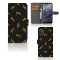 Telefoonhoesje met Pasjes voor Nokia G60 Leopards - thumbnail