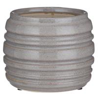 Mica Decorations Bloempot Mae 11,5 X 14 Cm Steen Grijs