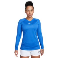 Nike Dri-Fit Park Ondershirt Lange Mouwen Dames Blauw Wit - thumbnail