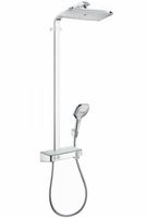 Hansgrohe Raindance Select E 360 Showerpipe Showertablet Wit-chroom - thumbnail