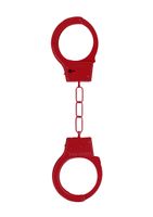 Metal Handcuffs - Red - thumbnail