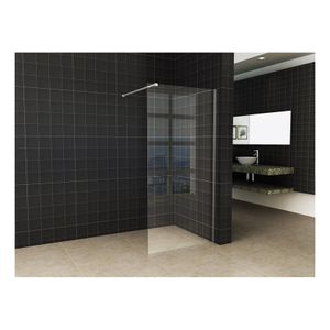 Wiesbaden Thinline inloopdouche helder glas 75x200 cm