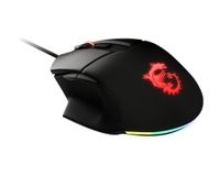 MSI Clutch GM20 Elite muis Rechtshandig USB Type-A Optisch 6400 DPI - thumbnail