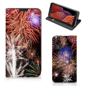 Samsung Galaxy Xcover 5 Hippe Standcase Vuurwerk