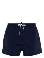 DSQUARED2 short de bain à bande logo - Bleu