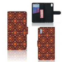 Xiaomi Redmi 7A Telefoon Hoesje Batik Brown - thumbnail