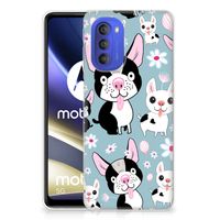 Motorola Moto G51 5G TPU Hoesje Hondjes - thumbnail