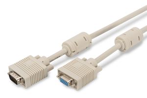 Digitus AK-310203-050-E VGA kabel 5 m VGA (D-Sub) Beige