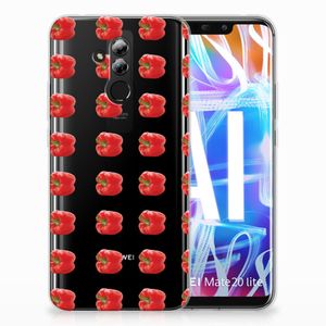 Huawei Mate 20 Lite Siliconen Case Paprika Red