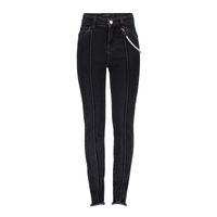 Frankie & Liberty Meisjes broek - Liberty skinny - Off zwart denim