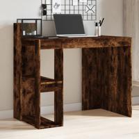 Bureau 103,5x56,5x94 cm bewerkt hout gerookt eikenkleurig - thumbnail