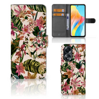 OPPO A58 4G Hoesje Flowers