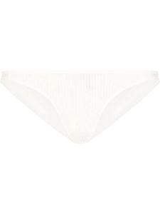 Kiki de Montparnasse culotte rayée en dentelle - Blanc