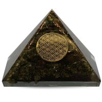 Orgonite Piramide Epidoot - Flower of Life - (40 mm) - thumbnail