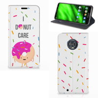 Motorola Moto G6 Flip Style Cover Donut Roze