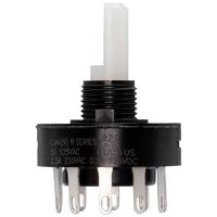 C & K Switches R10305RN02Q Draaischakelaar 125 V, 125 V/DC 5 A Schakelposities 3 1 stuk(s) - thumbnail