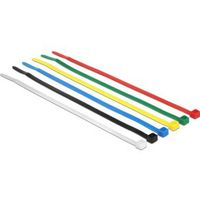 DeLOCK 18626 kabelbinder Nylon Zwart, Blauw, Groen, Rood, Transparant, Geel 200 stuk(s) - thumbnail