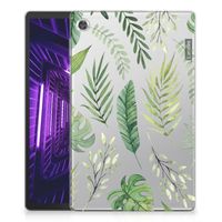 Lenovo Tab M10 Plus Siliconen Hoesje Leaves - thumbnail