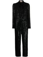 Michael Kors sequinned straight-leg jumpsuit - Noir - thumbnail