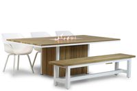 Hartman Sophie element/Los Angeles/Seaside 220 cm dining tuinset 5-delig