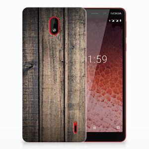 Nokia 1 Plus Bumper Hoesje Steigerhout