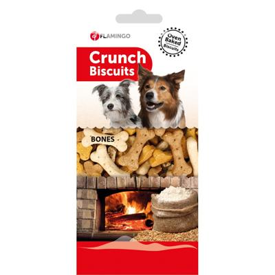 Hondensnack Koekjes Crunch Bones 500 gr 500 gr Flamingo