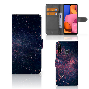 Samsung Galaxy A20s Book Case Stars