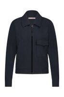 Studio Anneloes - Dark blue Bonded rib jacket - Maat L