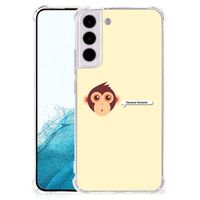 Samsung Galaxy S22 Plus Stevig Bumper Hoesje Monkey - thumbnail