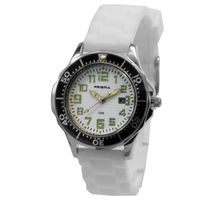 Coolwatch P.1386 33H220005 Kinderhorloge Frank staal/siliconen wit 36 mm