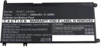 MicroBattery MBXDE-BA0093 Reserveaccu voor notebook (accu/accu, Dell, DNCWSCB6106B, I778-0026GRY, Inspiron 17 7000, Inspiron 17 778)