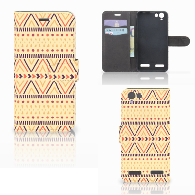 Lenovo Vibe K5 Telefoon Hoesje Aztec Yellow