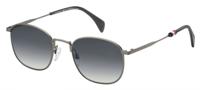 Tommy Hilfiger zonnebril TH1469/S R80 9O heren zilvergrijs
