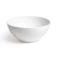 1x Grote Saladeschalen/kommen Wit - 25 Cm - Sla/salade Serveren - Schalen/kommen Van Kunststof - Keukenbenodigdheden