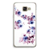 Waterverf bloemen: Samsung Galaxy A5 (2016) Transparant Hoesje