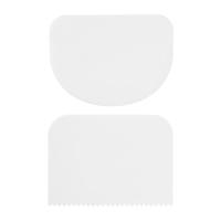 Deegschrapers - kunststof - set van 2