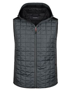 James+Nicholson JN768 Heren Knitted Hybrid Vest