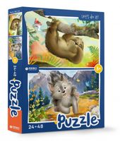 legpuzzel Wolf Luiaard junior 24 48 stukjes