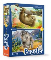 legpuzzel Wolf Luiaard junior 24 48 stukjes - thumbnail