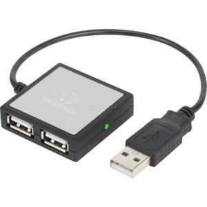 Renkforce USB 2.0-hub 4 poorten Zilver