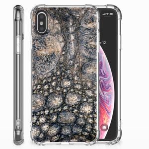 Apple iPhone X | Xs Case Anti-shock Krokodillenprint