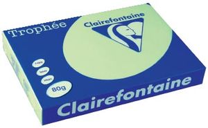 Clairefontaine Trophée Pastel, gekleurd papier, A3, 80 g, 500 vel, groen