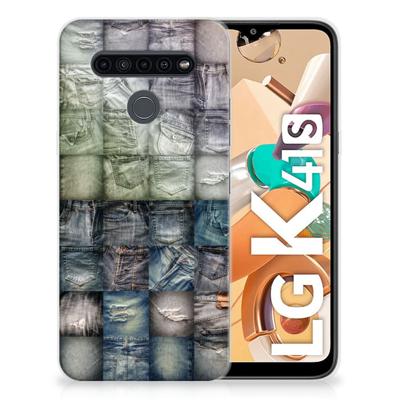 Silicone Back Cover LG K41s Spijkerbroeken