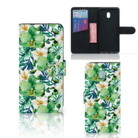 Xiaomi Redmi 8A Hoesje Orchidee Groen - thumbnail