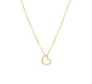 TFT Collier Geelgoud Hart 0,8 mm x 40-42-44 cm