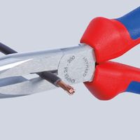 Knipex 26 16 200 VDE Platte rondbektang Recht 200 mm - thumbnail